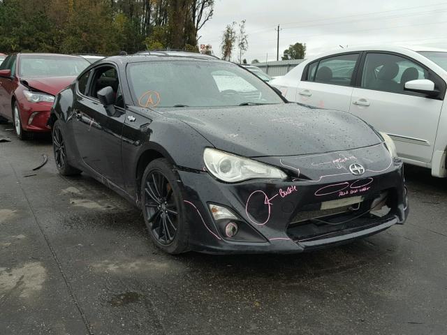 JF1ZNAA10D1727523 - 2013 TOYOTA SCION FR-S BLACK photo 1