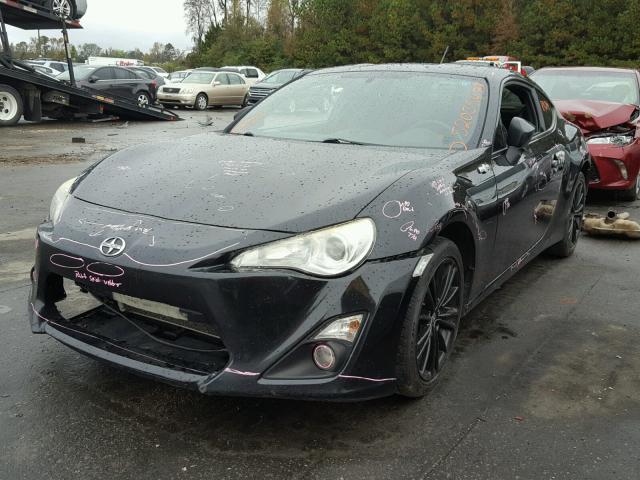 JF1ZNAA10D1727523 - 2013 TOYOTA SCION FR-S BLACK photo 2