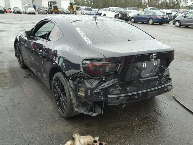 JF1ZNAA10D1727523 - 2013 TOYOTA SCION FR-S BLACK photo 3