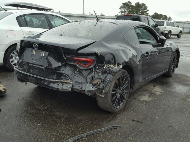 JF1ZNAA10D1727523 - 2013 TOYOTA SCION FR-S BLACK photo 4