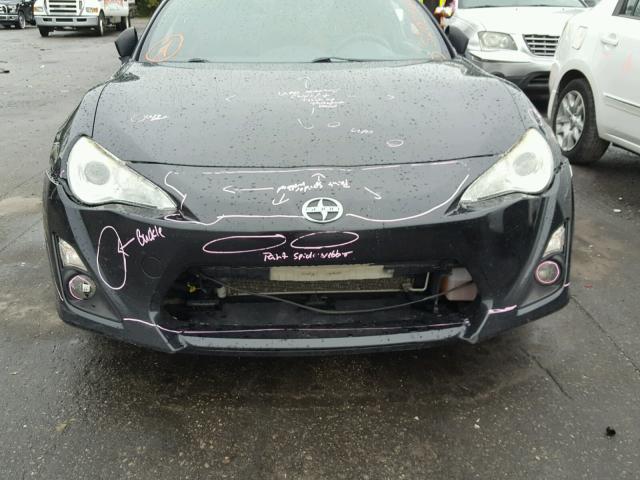 JF1ZNAA10D1727523 - 2013 TOYOTA SCION FR-S BLACK photo 9