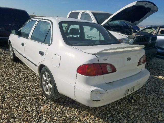 1NXBR12E8YZ378676 - 2000 TOYOTA COROLLA VE WHITE photo 3