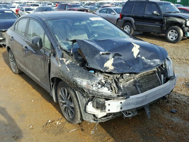 2HGFB2F92DH547733 - 2013 HONDA CIVIC EXL BLACK photo 1