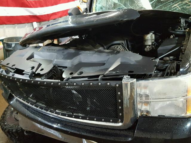 2GTEK13M571589615 - 2007 GMC NEW SIERRA BLACK photo 7