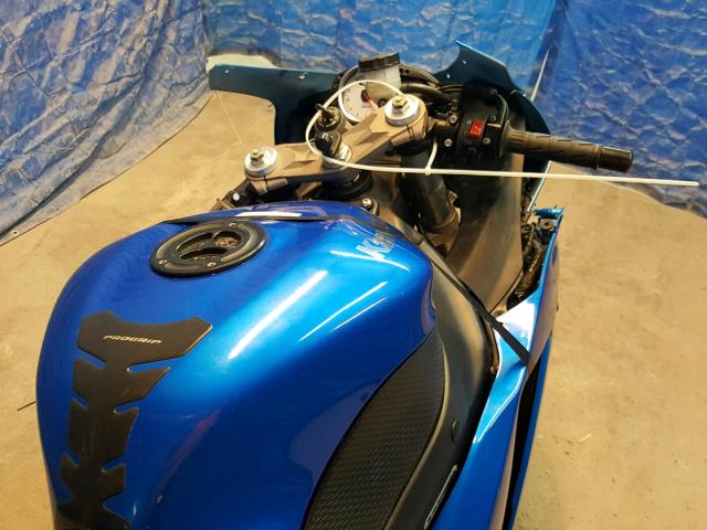 JKAZX4P118A040323 - 2008 KAWASAKI ZX600 P BLUE photo 5