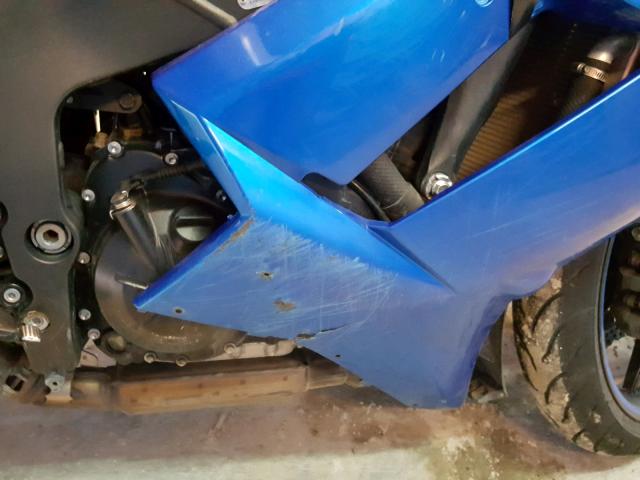 JKAZX4P118A040323 - 2008 KAWASAKI ZX600 P BLUE photo 7