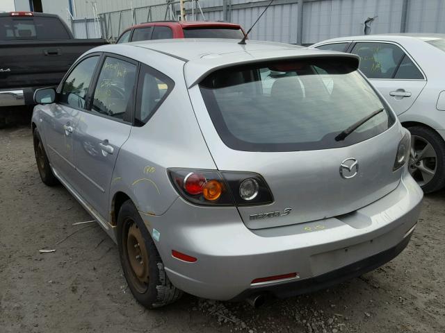 JM1BK143751340485 - 2005 MAZDA 3 HATCHBAC SILVER photo 3