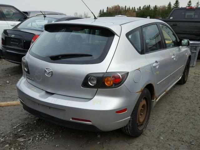 JM1BK143751340485 - 2005 MAZDA 3 HATCHBAC SILVER photo 4