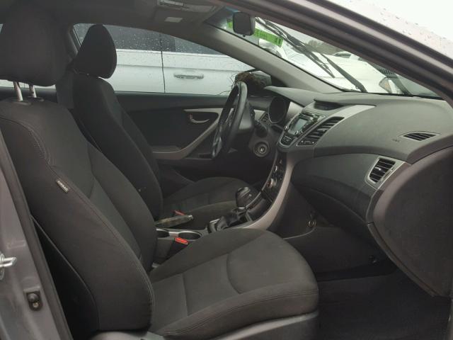 KMHDH4AE9FU300077 - 2015 HYUNDAI ELANTRA SE GRAY photo 5