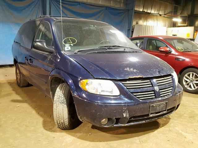 2D4GP44L96R664885 - 2006 DODGE GRAND CARA BLUE photo 1