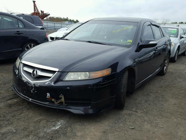 19UUA66287A026717 - 2007 ACURA TL BLACK photo 2