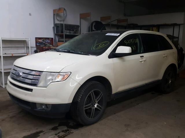 2FMDK49C57BA62496 - 2007 FORD EDGE SEL P WHITE photo 2