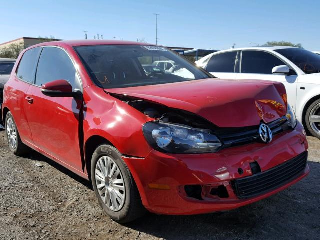 WVWBB7AJ0DW005205 - 2013 VOLKSWAGEN GOLF 红色 照片 1