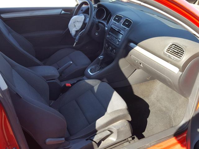 WVWBB7AJ0DW005205 - 2013 VOLKSWAGEN GOLF 红色 照片 5