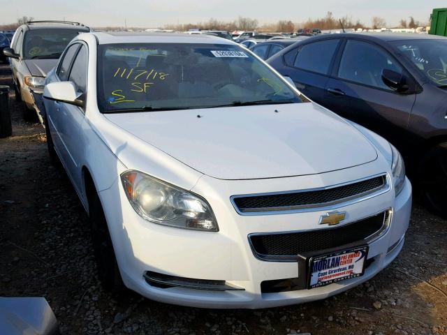 1G1ZH57B89F115985 - 2009 CHEVROLET MALIBU 1LT WHITE photo 1