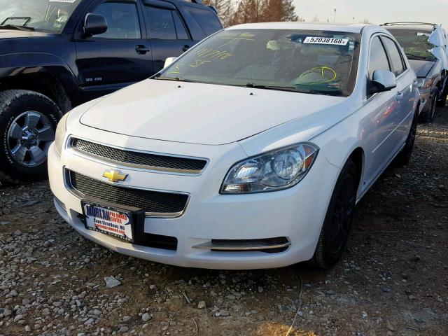1G1ZH57B89F115985 - 2009 CHEVROLET MALIBU 1LT WHITE photo 2