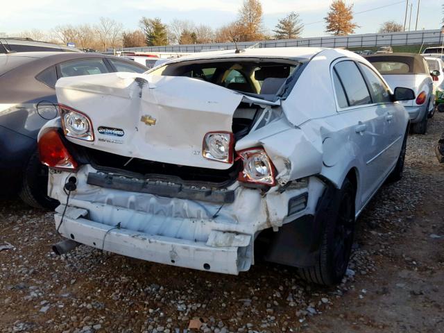 1G1ZH57B89F115985 - 2009 CHEVROLET MALIBU 1LT WHITE photo 4