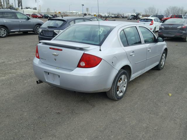 1G1AL55F877400873 - 2007 CHEVROLET COBALT LT SILVER photo 4