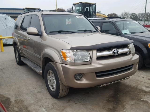 5TDBT48AX5S253335 - 2005 TOYOTA SEQUOIA LI GOLD photo 1