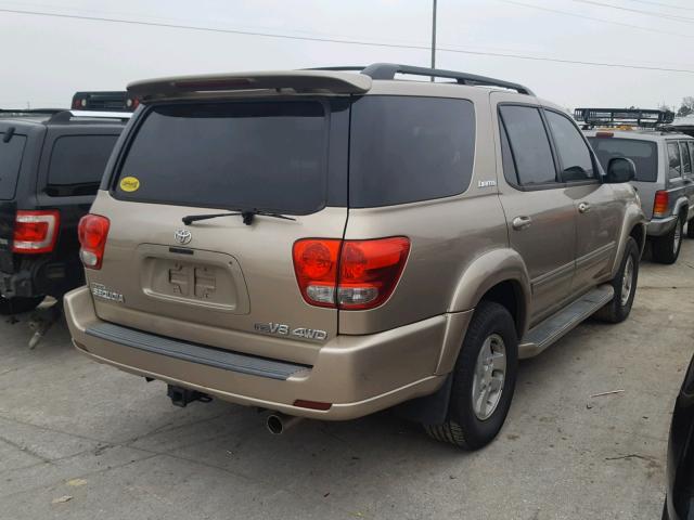 5TDBT48AX5S253335 - 2005 TOYOTA SEQUOIA LI GOLD photo 4