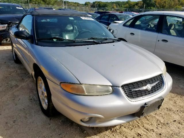 3C3EL55H3YT254863 - 2000 CHRYSLER SEBRING JX SILVER photo 1