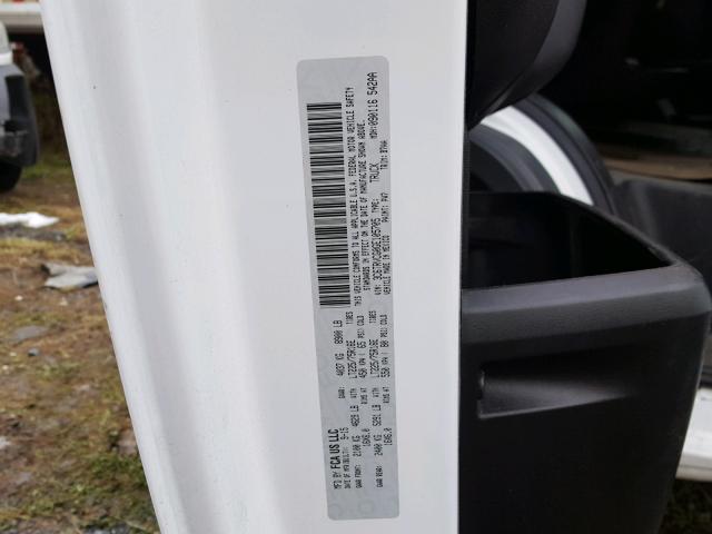 3C6TRVCG0GE105705 - 2016 RAM PROMASTER 白色 照片 10