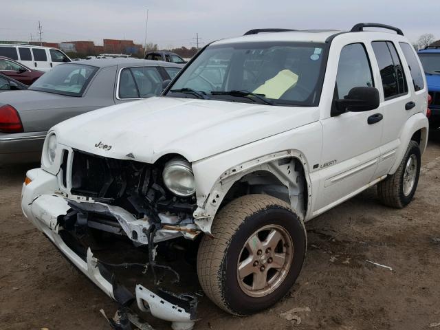 1J8GL58K53W501064 - 2003 JEEP LIBERTY LI WHITE photo 2