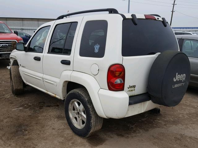 1J8GL58K53W501064 - 2003 JEEP LIBERTY LI WHITE photo 3