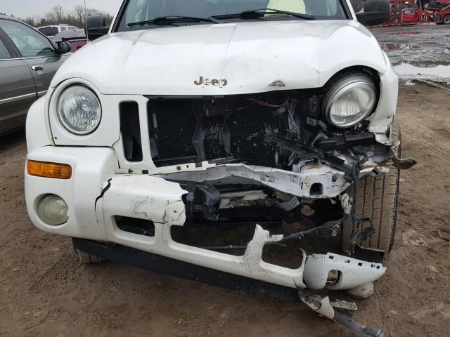 1J8GL58K53W501064 - 2003 JEEP LIBERTY LI WHITE photo 9