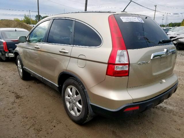 5J6RE48748L025957 - 2008 HONDA CR-V EXL GOLD photo 3