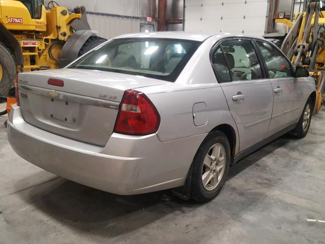 1G1ZT52854F105580 - 2004 CHEVROLET MALIBU LS 银色 照片 4