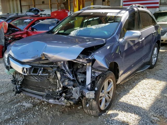 5J8TB3H51EL017731 - 2014 ACURA RDX TECHNO BLUE photo 2