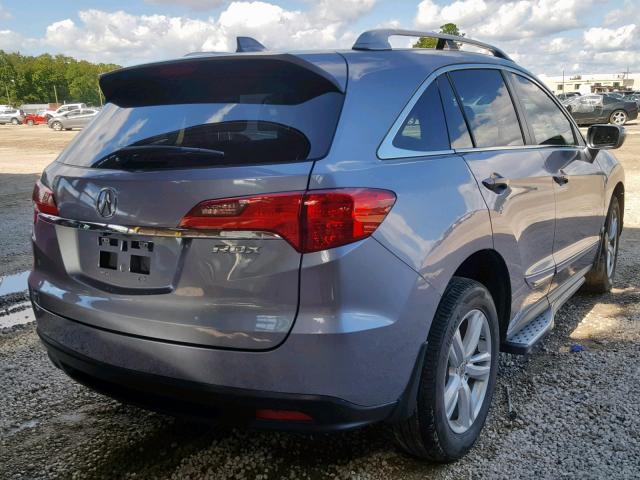 5J8TB3H51EL017731 - 2014 ACURA RDX TECHNO BLUE photo 4