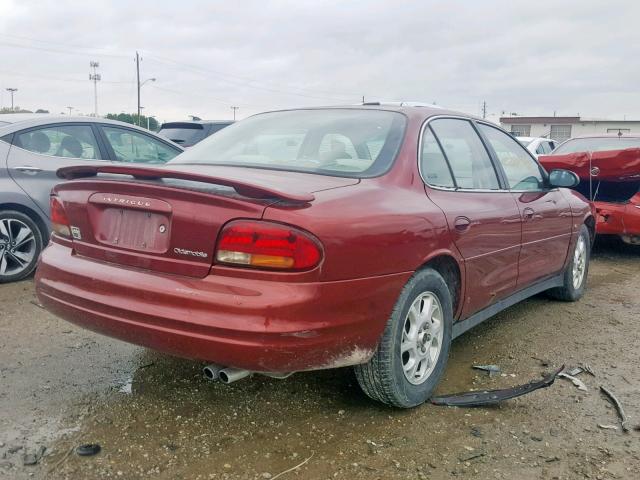1G3WS52HX1F266368 - 2001 OLDSMOBILE INTRIGUE G RED photo 4