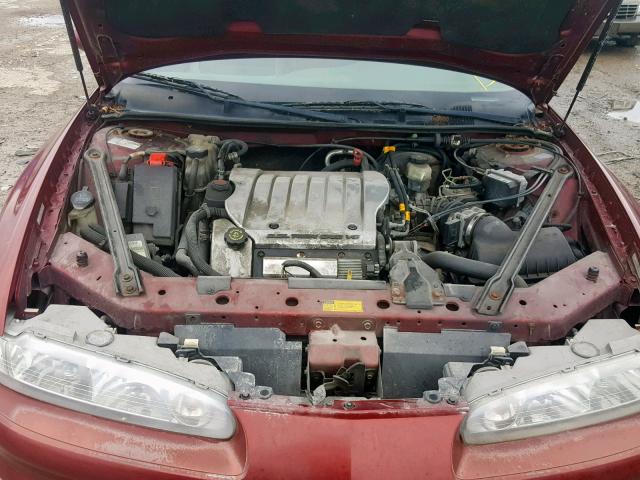 1G3WS52HX1F266368 - 2001 OLDSMOBILE INTRIGUE G RED photo 7