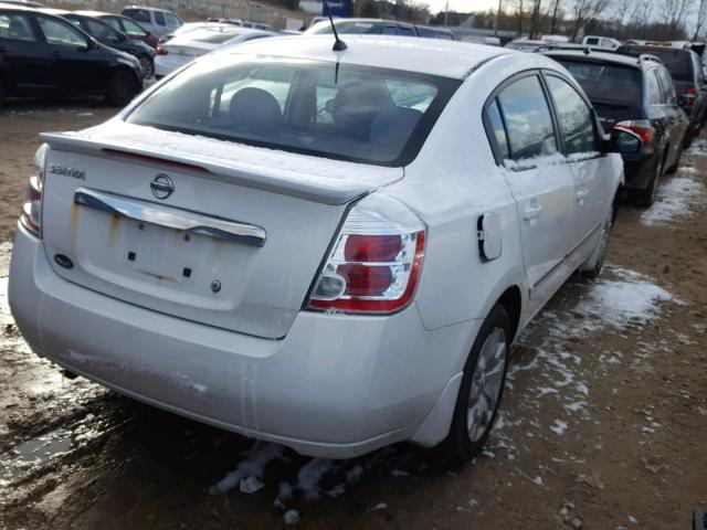 3N1AB6AP9CL702485 - 2012 NISSAN SENTRA 2.0 GRAY photo 4