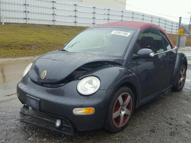 3VWCM31Y85M351537 - 2005 VOLKSWAGEN NEW BEETLE ნაცრისფერი ფოტო 2