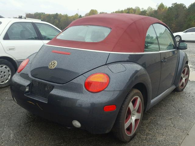 3VWCM31Y85M351537 - 2005 VOLKSWAGEN NEW BEETLE ნაცრისფერი ფოტო 4