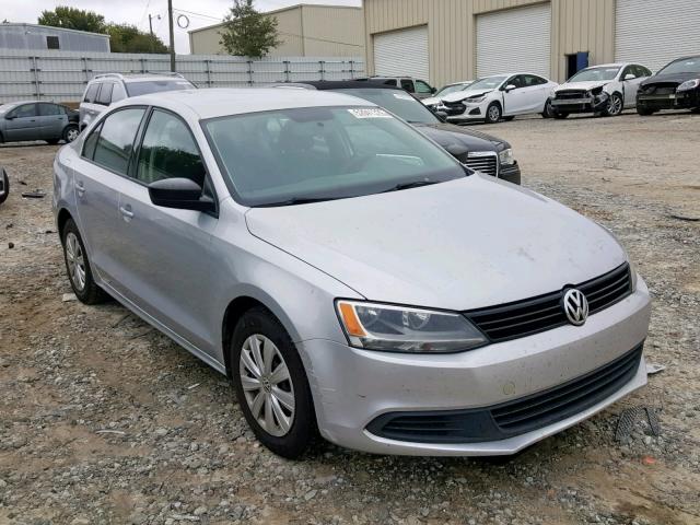 3VW2K7AJ7DM404139 - 2013 VOLKSWAGEN JETTA BASE Արծաթագույն լուսանկար 1