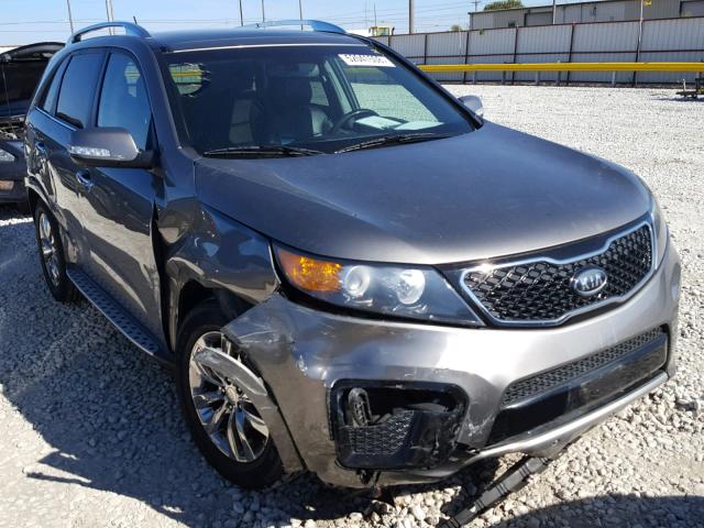 5XYKW4A29CG307258 - 2012 KIA SORENTO SX GRAY photo 1