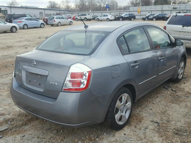 3N1AB61E77L689921 - 2007 NISSAN SENTRA 2.0 GRAY photo 4