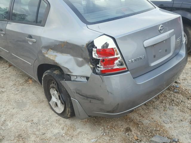 3N1AB61E77L689921 - 2007 NISSAN SENTRA 2.0 GRAY photo 9