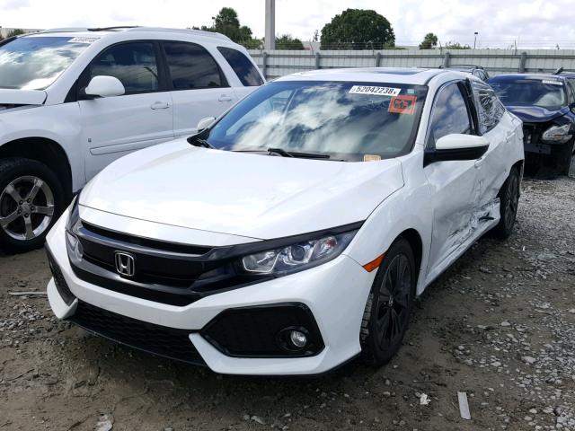 SHHFK7H77HU207317 - 2017 HONDA CIVIC EXL WHITE photo 2