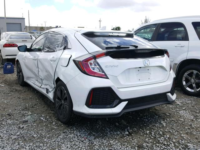 SHHFK7H77HU207317 - 2017 HONDA CIVIC EXL WHITE photo 3