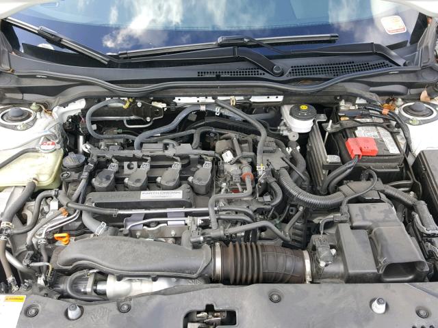 SHHFK7H77HU207317 - 2017 HONDA CIVIC EXL WHITE photo 7