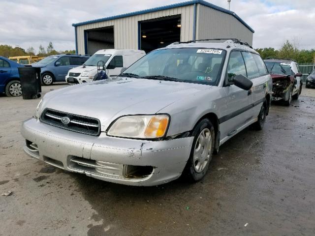 4S3BH635926311051 - 2002 SUBARU LEGACY L SILVER photo 2