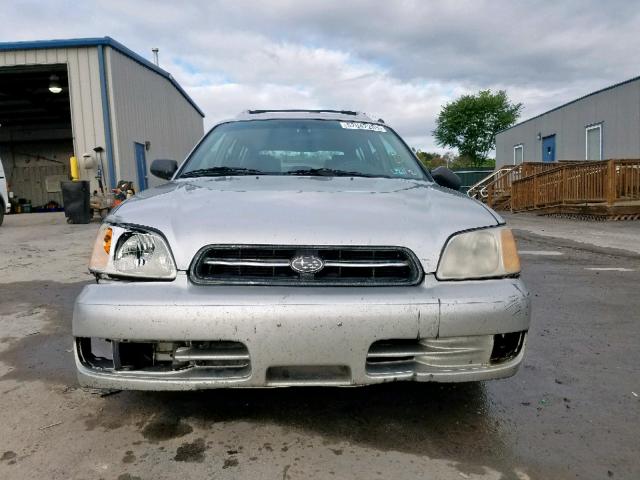 4S3BH635926311051 - 2002 SUBARU LEGACY L SILVER photo 9