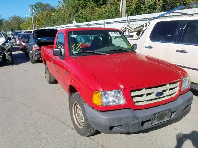1FTYR10U72TA73336 - 2002 FORD RANGER RED photo 1