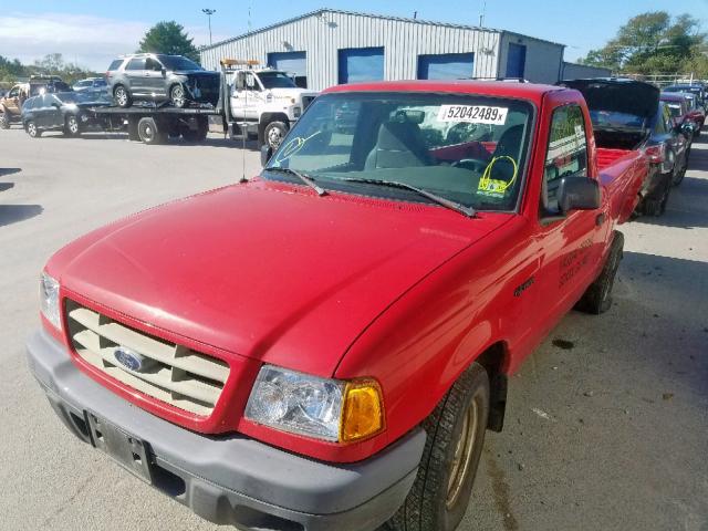 1FTYR10U72TA73336 - 2002 FORD RANGER RED photo 2