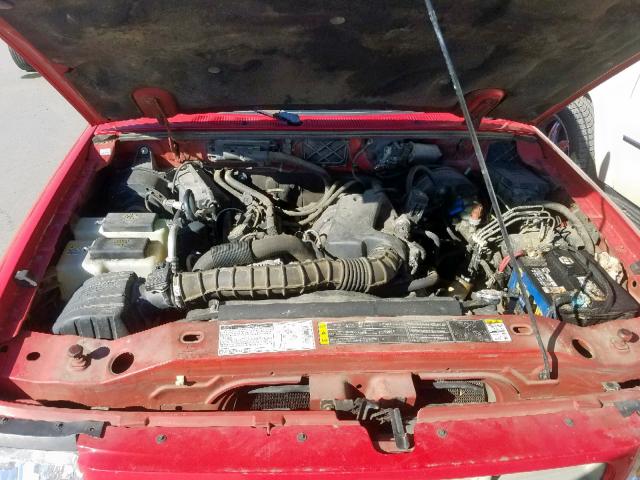 1FTYR10U72TA73336 - 2002 FORD RANGER RED photo 7